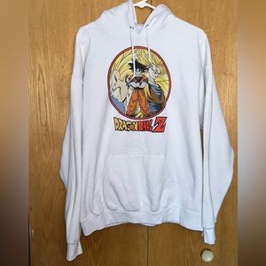 White Dragonball Z hoodie